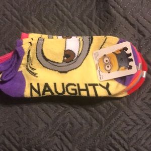 NWT 5pk Despicable Me Women’s Socks